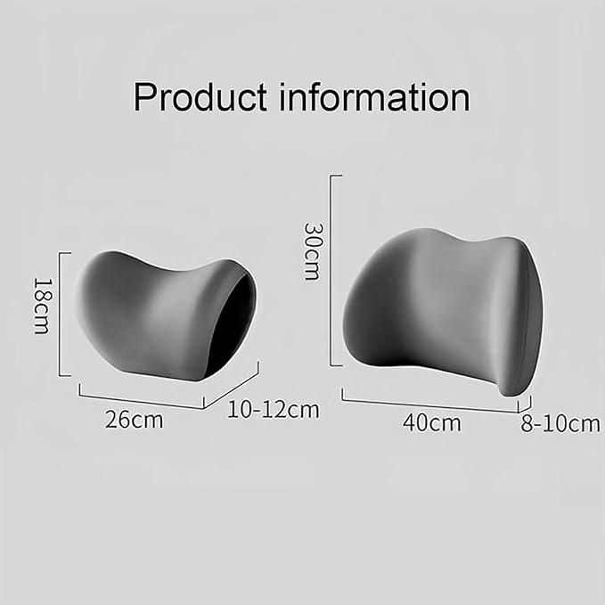 Car Back Support Neck Pillow for Ford F-250 2000-2024, Comfortable Soft Car Seat Headrest Neck Rest Cushion Lumbar Support Pillow with Adjustable Strap, Pink