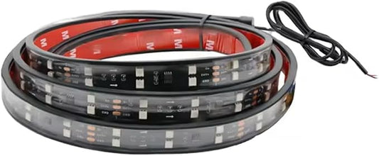 Car Led Lights Waterproof Truck Bbed Light Strip Car Underglow Lights Interior Running Board Lights for Trucks Led Tailgate Light Bar 60 inch 12V LED Lights (Without Remote Control, 120cm)