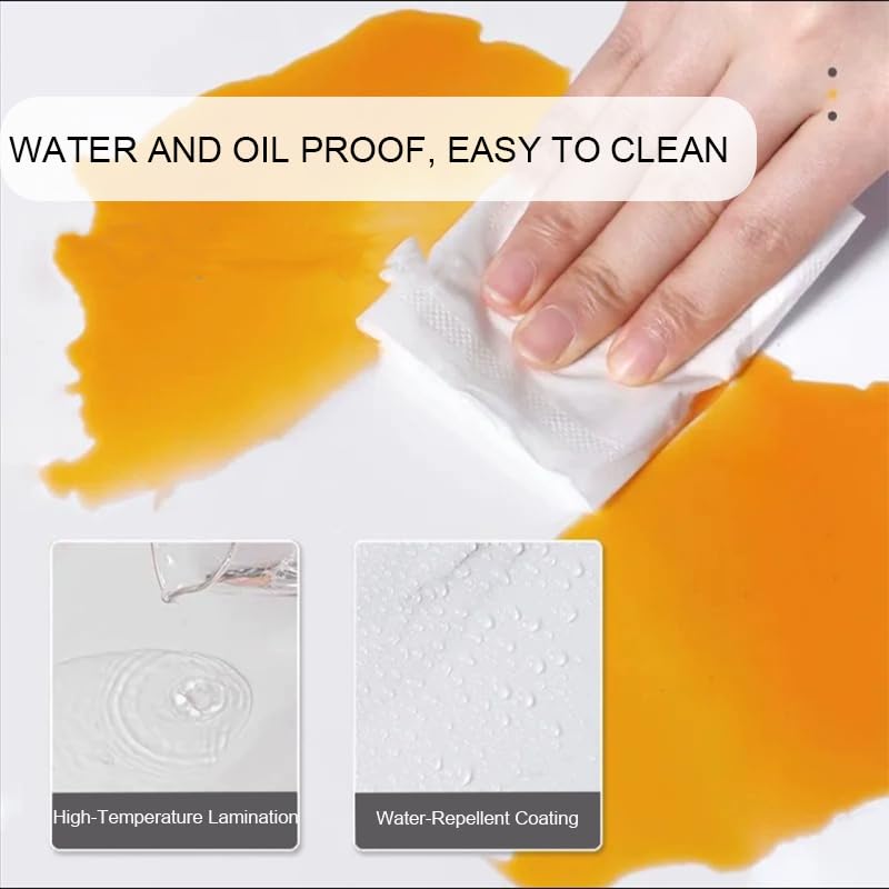 10-Pack Peel and Stick White Marble Wall Panels (11.8" x 23.6") – 19.4 Sq. Ft. Waterproof PVC Tiles for Kitchen, Bathroom, Living Room & Accent Walls – Heat-Resistant Self-Adhesive Backsplash Tiles