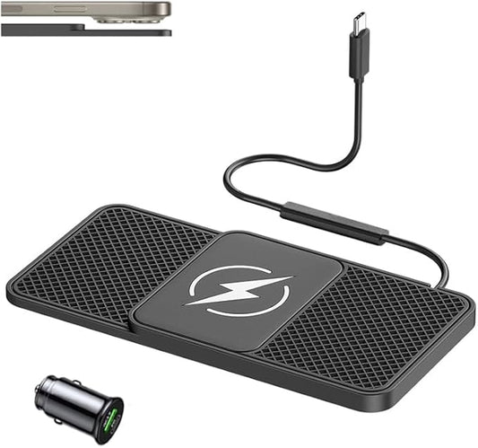 Car Charger for Ford Ranger 2024-2025, 20W Fast Charging Pad for Phones, Plug & Play Cord-Free Charging Pad with Step Design for Commutes Home Travel Use,A Type-C 30cm