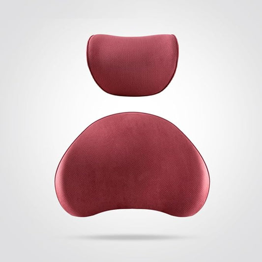 Car Seat Neck Break Cushion for Corvette C8 C7 C6 C5 Coupé/Cabriolet Z06 LT6 LT2 Stingray LS9 LS7 ZR1 LS3 LS2 LS1 5-Seats Car Seat Lumbar Pillow Headreast Car Headrest Pillow Head Support Rest Pillow