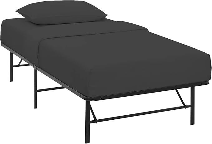 4-PC Cot Sheets, 30x75, 100% Cotton Fitted - Perfect for Narrow Twin/RV Bunk/Camping Cot/Guest Bed Replacement, Fits Upto 4-8" Deep Mattress - Charcoal Solid