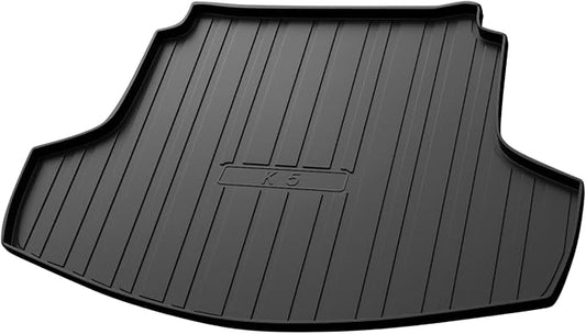 Cargo Liners Fits Kia K5 2021-2024 and Hyundai Sonata 2020-2024 Rear Trunk Floor Mats 3D Boot Tray All-Weather TPE Black