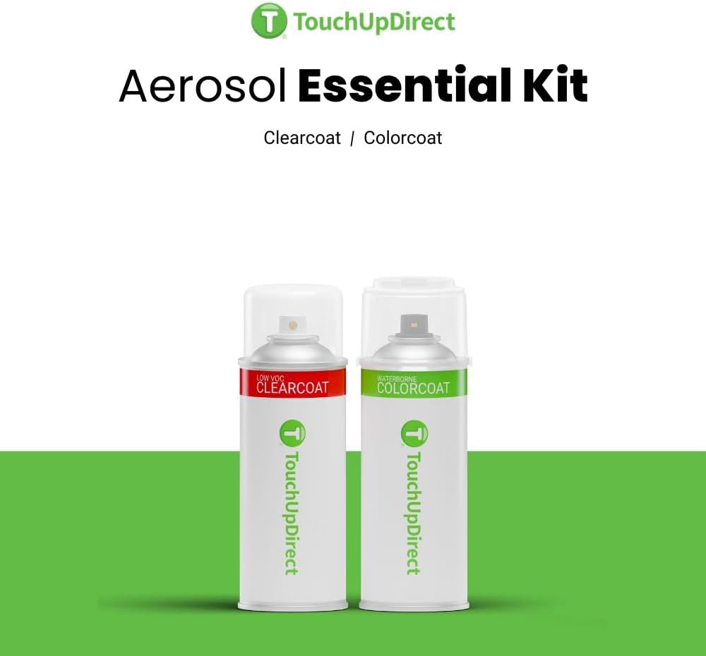 TouchUpDirect 8W6 Parisian Night Pearl Compatible with Toyota Exact Match Touch Up Paint Aerosol - Essential Kit