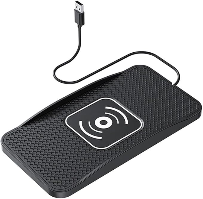 Wireless Car Charger Pad for Lincoln MKX 2007-2018, Type-C/USB 20W Car Wireless Charger Non-Slip Phone Charging Pad Car Accessories,B 30cm Cable USB Plug