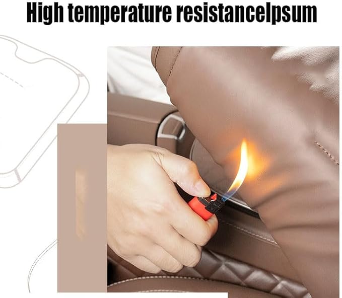 2026 New Skin-Friendly & Dirt-Repellent Leather Seat Cushions, Ergonomic Memory Foam Lumbar Support, Non-Slip Breathable Cover, Removable Washable, Ideal for Drivers & Office Long Sitting (brown)