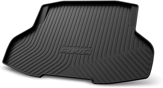 Cargo Liners Fits Honda Civic 2016-2021 Rear Trunk Floor Mats 3D Boot Tray All-Weather TPE Black