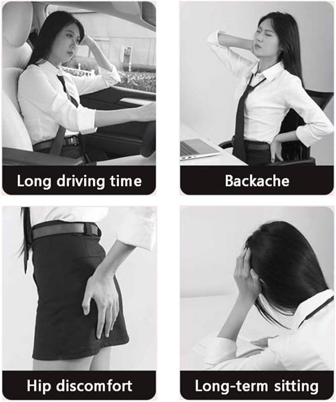 Car Seat Chair Back Cushion for Tesla Model 3 EV Sedan 2025, Wooden Beads Ventilate Mesh Lumbar Brace Strong Durable Relieve Fatigue Summer Interior Accessories,A-Backrest
