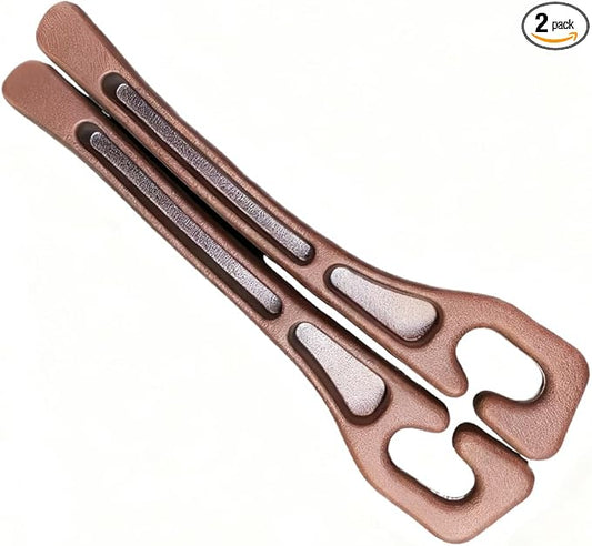 2-Pack Universal Car Seat Gap Filler - Car Seat Gap Filler Organizer & Blocker to Stop Phone, Keys from Dropping Between Seat Console (Brown)
