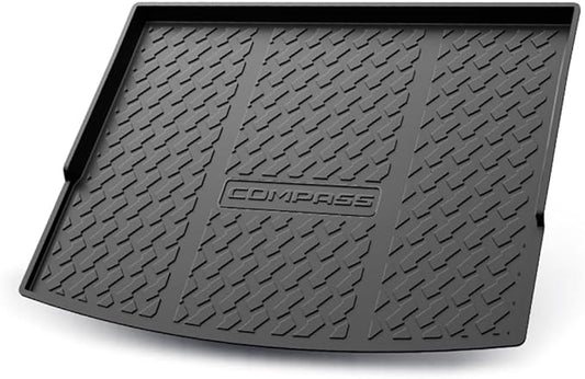 Cargo Liners Fits Jeep Compass 2017-2022 Rear Trunk Floor Mats 3D Boot Tray All-Weather TPE Black