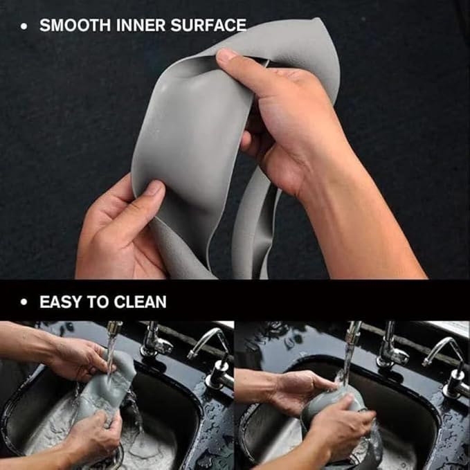 Silicone Steering Wheel Cover, Car Steering Wheel Cover, Anti-Slip Car Steering Wheel Protective Cover, Fit 12.6-16 Inch, for Car SUV Truck Van, for Women & Men (Sky Blue)