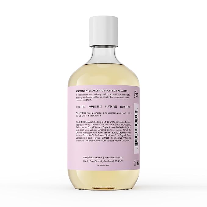 Deep Steep Classic Bubble Bath, Lilac Blossom, 17 Fluid Ounce