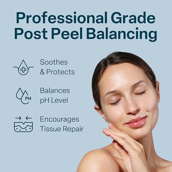 QRxLabs 70% Glycolic Acid Gel Peel & Neutralizer Set - Professional-grade skincare for acne, wrinkles, collagen boost - 1 fl oz & 2 fl oz bottles
