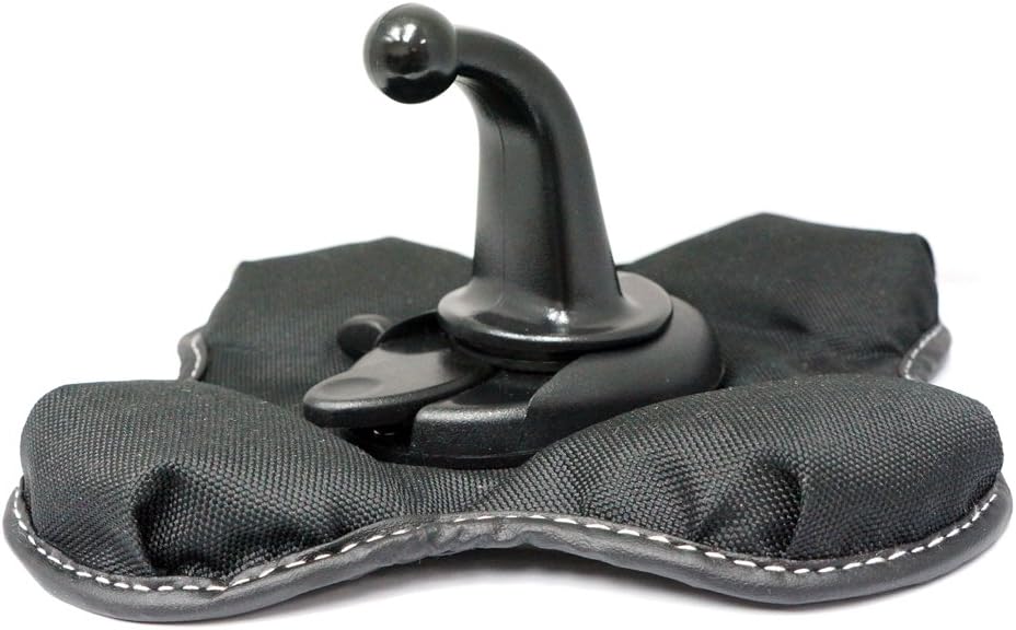 ChargerCity Portable Beanbag Dashboard Friction Mount Compatible with All 17mm Ball Joint Connection Nuvi Drive DriveSmart Dezl RV OTR LMT LM 5/6/7 inch Screen GPS