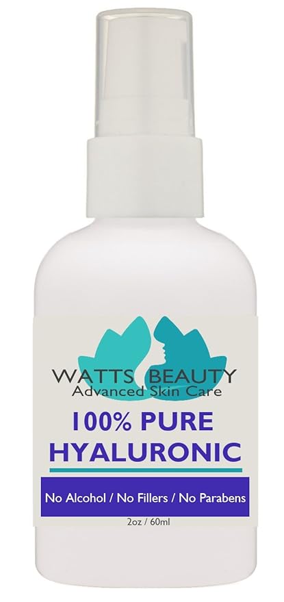 Anti Aging Wrinkle Filler of 100% Pure Hyaluronic Acid for Face - No Alcohol, No Parabens, Vegan & USA - Hyaluronic Levels Simply Decrease with Age Causing Sagging, Wrinkles, Dry Skin & Fine Lines