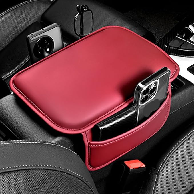 Arm Rest Pad Car for VW Routan 2008-2013, Car Center Console Cover Car Armrest Cushion Armrest Box Pad Car Accessories,Beige