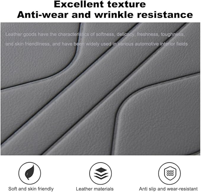 Center Console Armrest Cover Compatible with Dodge Ram 2500 2012-2024 Leather Car Armrest Cushion Pad Protector Black Interior Accessories,Beige