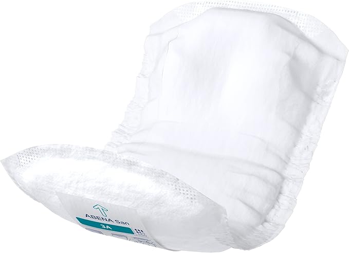 Abena San Premium Incontinence Pads, Light Absorbency, (Sizes 1 to 3A), Size 3A, (Pack of 14, 392 Count Total)