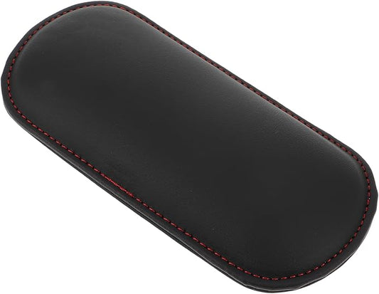 Car Armrest Cushion Pad, Memory Foam Elbow Rest for Comfort, Adjustable Support for Center Console, Universal Fit for All Vehicles - Black