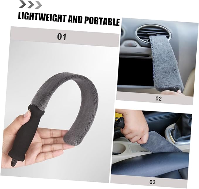 SOLUSTRE Air Vent Brush Car Interior Dust Sweeping Soft Brush Mini Duster Car Vent Cleaner Car Air Vent Cleaner