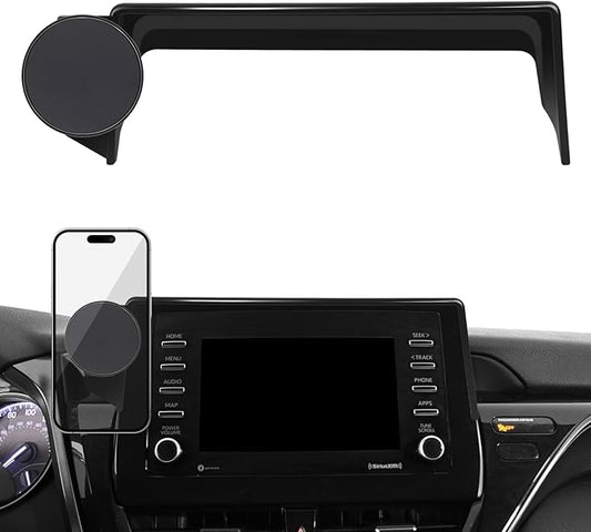 Car Phone Holder Fit for Toyota Camry 2021 2022 2023 2024 - for MagSafe Magnetic Cell Phone Mount for Camry Accessories 7 inch Touchscreen - Strong Magnets for iPhone (NOT FIT 9 inch)