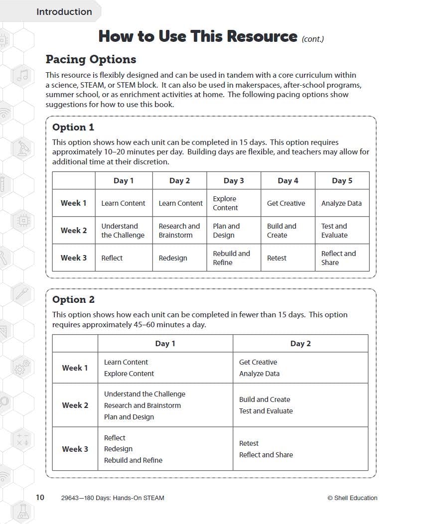 180 Days: STEM/STEAM for Kindergarten Practice Workbook for Classroom and Home, Cool and Fun Practice Created by Teachers (180 Days of Practice)