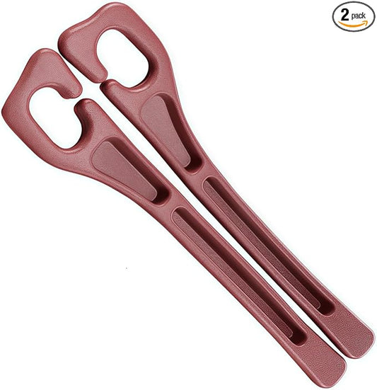 Car Seat Gap Filler, 2-Pack No Drop Seat Guard Universal Fit Car Seat Gap Plug Anti-Drop with Storage, Fill The Gap Between Seat and Console, Auto Accessories for SUV Truck Sedan (Bordeaux Red)