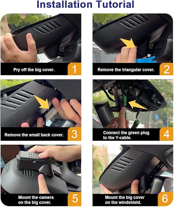 Fitcamx 2K Dual Dash Cam Suitable for Volvo XC40 & XC40 Recharge B4 B5 T4 T5 P8 (Model B), OEM Style, Front 1440P+Rear 1080P HD Video, Loop Recording, WiFi & APP, G-Sensor, Easy to Use, 64GB Card