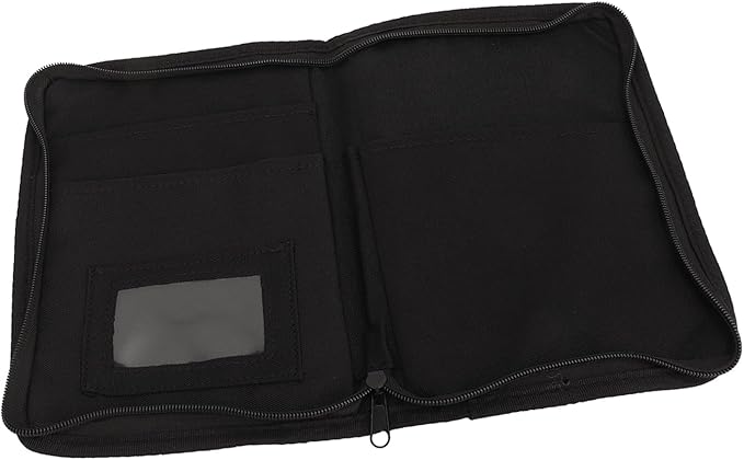 Car Glove Compartment Organizer 6 Pockets Multifunctional Zipped Design Portable Document Holder Universal for Car