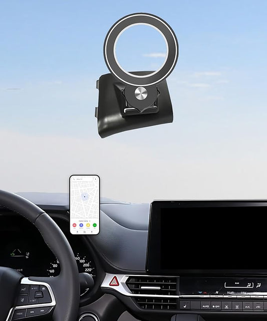 Car Phone Holder for Toyota Sienna 2021-2025 Accessories Adjustable Cell Phone Mount Compatible with MagSafe Hands-Free 360 Degree Rotation Does Not Affect Air Vent
