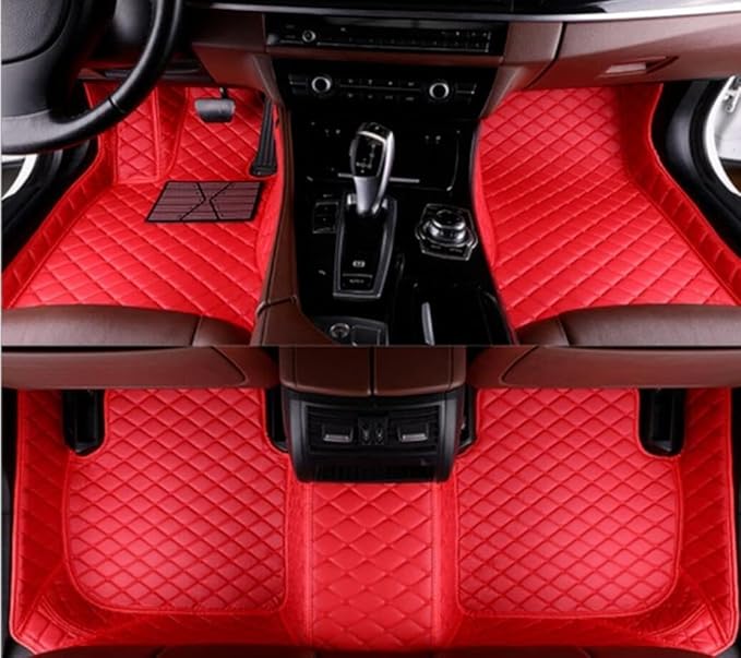 Custome Car Mats Accessories All Weather Floor mats Compatible with Automotive Floor Mats Passenger car mats (Beige)