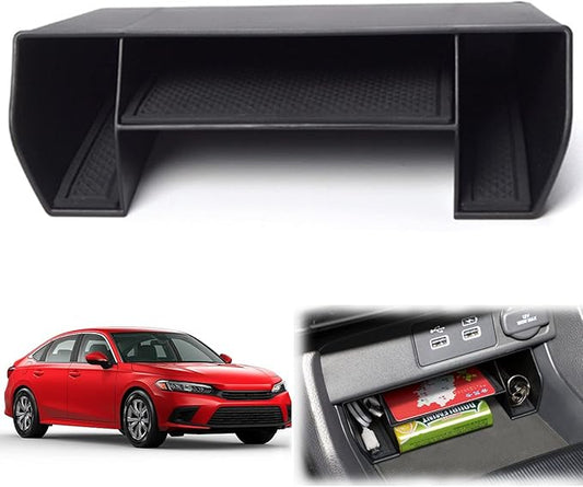 2024 2023 Civic Center Console Organizer Tray for 2023 2022 Honda Civic 11th Gen Sedan Hatchback LX EX Sport Civic 2022 Accessories Civic 2023 Central Console Organizer Insert Tray