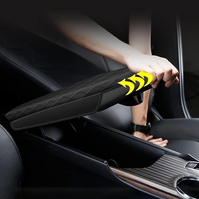 AOMSAZTO Console Pad for 2018-2024 Toyota Camry Armrest Pad for Toyota Camry Black