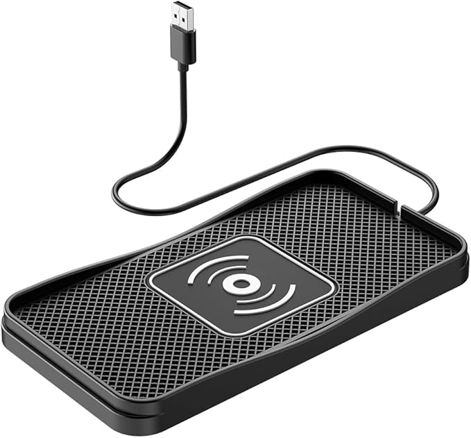 Wireless Car Charger Pad for Toyota GR 86 2022-2025, Type-C/USB 20W Car Wireless Charger Non-Slip Phone Charging Pad Car Accessories,B 30cm Cable USB Plug