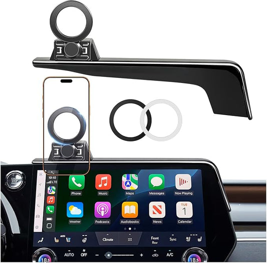 Car Phone Holder for Lexus RX RX350/RX350h/RX500h 2026 2025 2024 2023 (Only for 14-Inch Screen) 360° Rotation Magnetic Cell Phone Mount, Compatible with Magsafe, Does Not Affect Air Vent