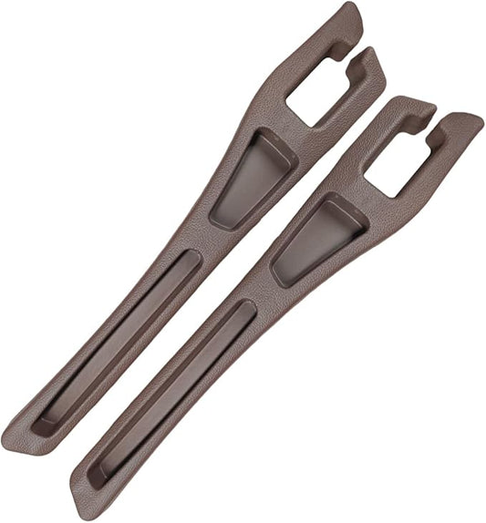 2PCS Car Seat Gap Filler Organizer, Car Center Console Side Plug with Storage Slot Prevent Falling, Multifunctional Vehicle Interior Phone Holder Accessories for Cars, Trucks, SUVs (Brown)
