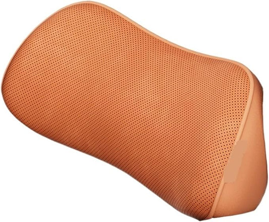 Car Fit for Seat Lumbar Ergonomic Waist Pillow Waist Cushion Breathable Lumbar Support Vehicle Office Car Accessories(White)