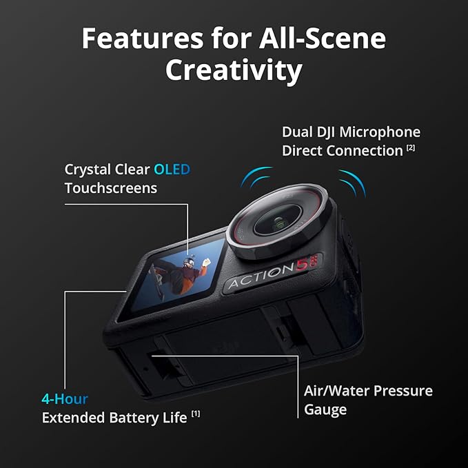 DJI Osmo Action 5 Pro Adventure Combo, Action Camera 4K