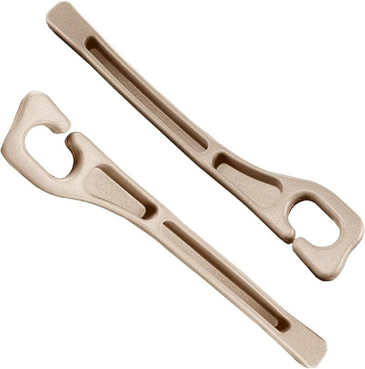 2PCS Car Seat Gap Filler Organizer, Upgrade Car Gap Filler with Fill and Storage Function for Storing Phones Keys Cards, Universal No Drop Seat Guard for Cars (Beige)