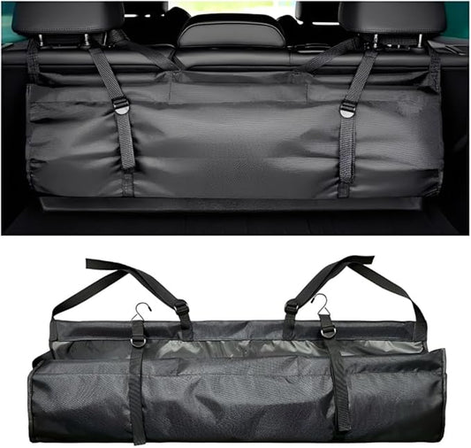 Car Trunk Organizer, Backseat Hanging Trunk Organizer, Portable Car Interior Accessories, Wear-Resistant Oxford Fabric Car Organizers and Storage for SUV, Van, Jeep
