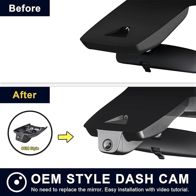 Mangoal Front 4K & Rear 1080p Dash Cam Custom fit for Toyota Camry & Camry Hybrid 2021 2022 2023 2024(Model A),LE L XLE TRD XSE SE etc, UHD 2160P Video, App & WiFi,128GB Card, Not fit for Camry 2025