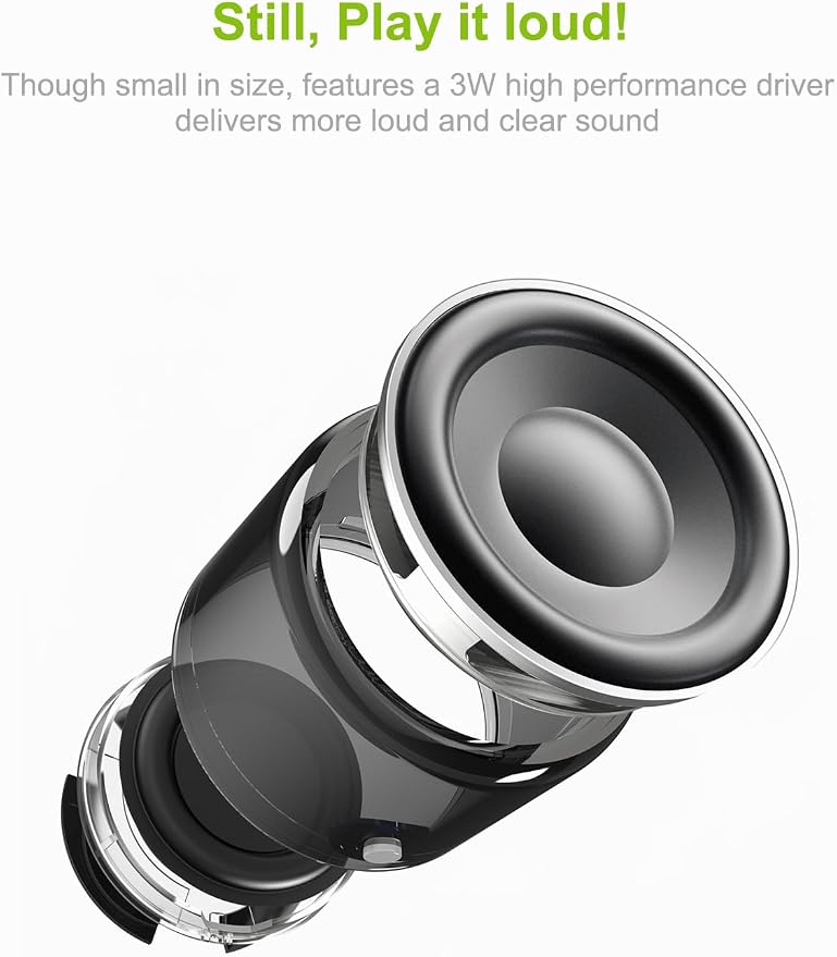 EWA Travel Case Packed, A106 Pro Portable Bluetooth Speaker