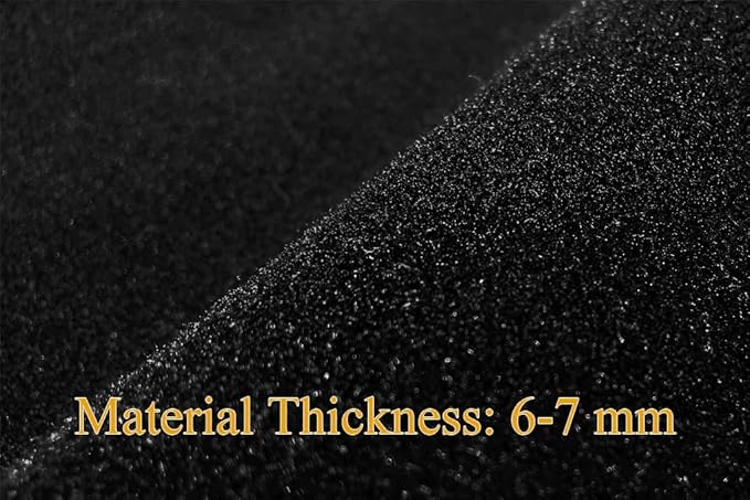 Yiz Dash Cover Mat Pad Carpet Custom Fit for Infiniti FX35 FX45 2003 2004 2005 2006 2007 2008 Dashboard Pad Carpet Protector (Black) Y40