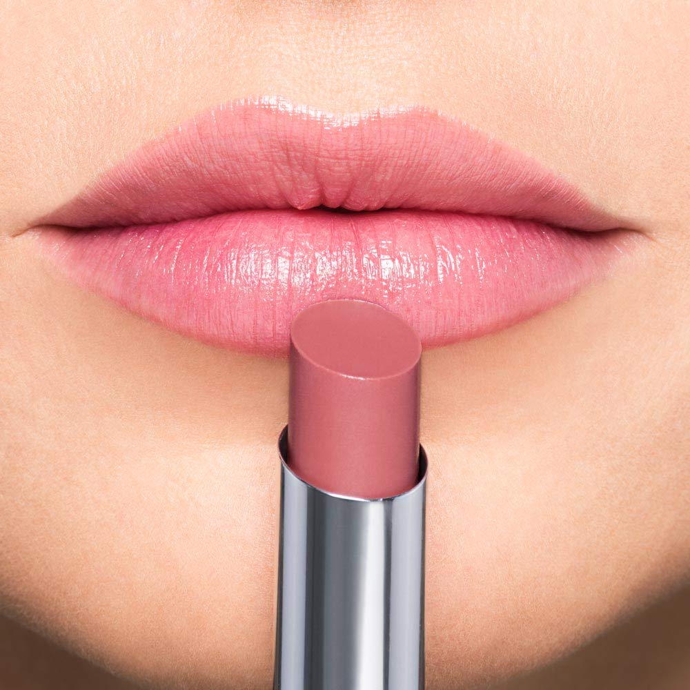 ARTDECO Color Booster Lip Balm in nude - nourishing lip balm with color-adapting pigments - lip plumper with spearmint flavor - prevents dryness & chapping - lip care with kernel oil - 0.1 Oz