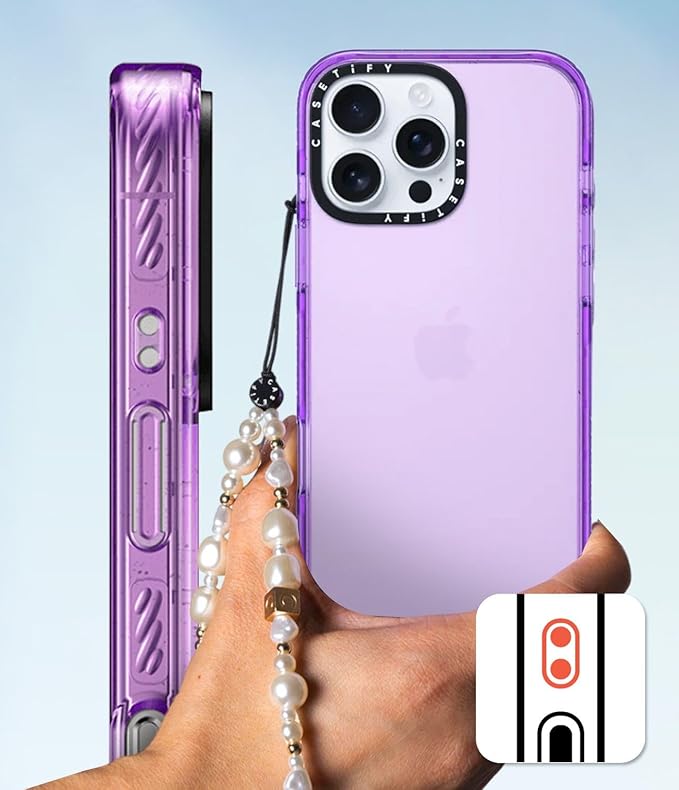 CASETiFY Impact iPhone 15 Case [4X Military Grade Drop Tested / 8.2ft Drop Protection/Compatible with Magsafe] - Lisbon Love Summer Flowers Clear - Clear Black
