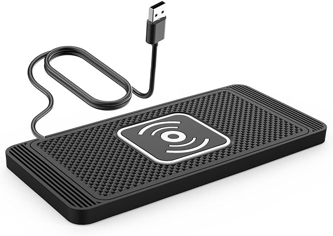 Wireless Car Charger Pad for Nissan Armada Ariya Juke Kicks Murano Pathfinder Rogue Xterra 2000-2026, Type-C/USB 15W Car Wireless Charger Non-Slip Cordless Charging Mat Car Accessories