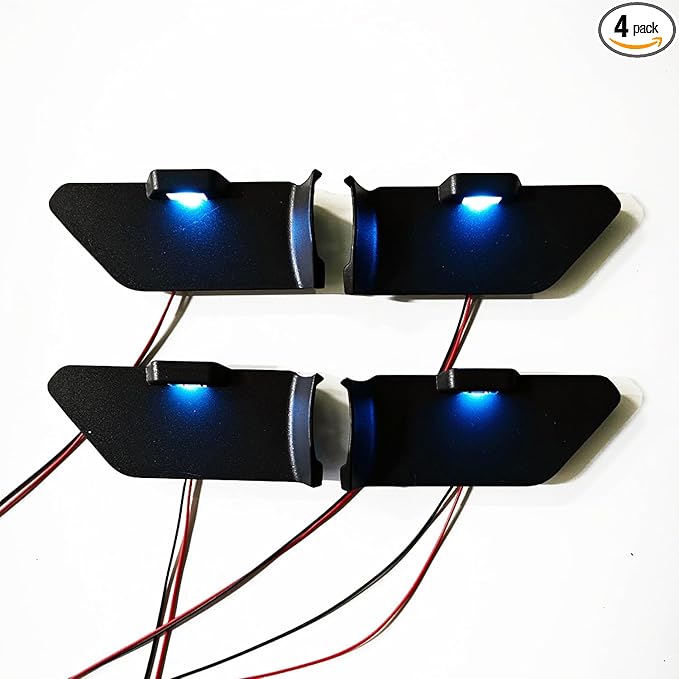 L2R for Toyota RAV4 XA60 (2026) Door Handle Bowl Ambient Lighting LED Neon Light Kit Car Interior Decorative Accessories 1 Set (Blue Lighted)