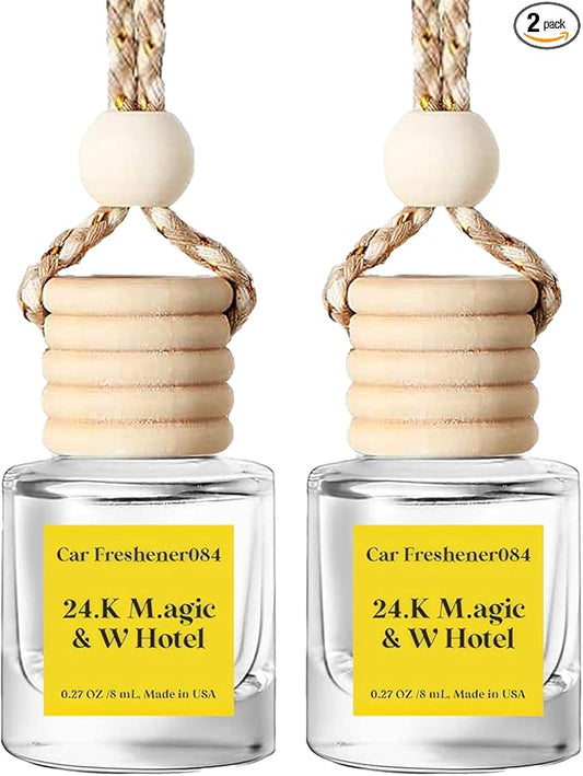 Car Air Freshener Hanging,Long Lasting Car Air Fresheners, Car Fresheners for Women, Cute Air Diffuser for Car, Made in USA(2 Pack)