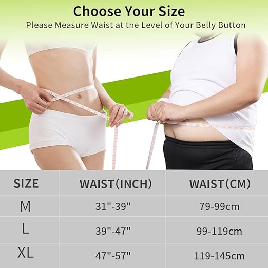 HONGJING Back Support Belt with Heat for Lower Back Pain Relief, Rechargeable Back Bace with 3 Temperature for Herniated Disc, Sciatica, Works for Men or Women (XL)