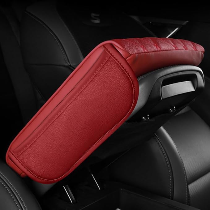 Universal Car Armrest Pad for Lexus GX J150 J120 GX 460 400 GX OR Leather Armrest Box Center Console Cover Pad Waterproof Arm Rest Protector Decor Accessories,Grey01